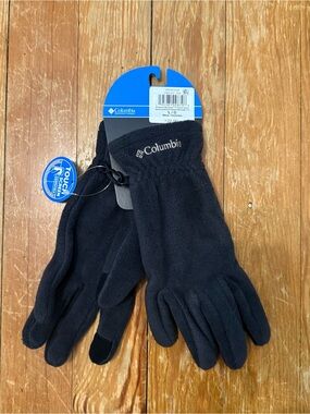 Columbia Black Fleece Touchscreen Gloves